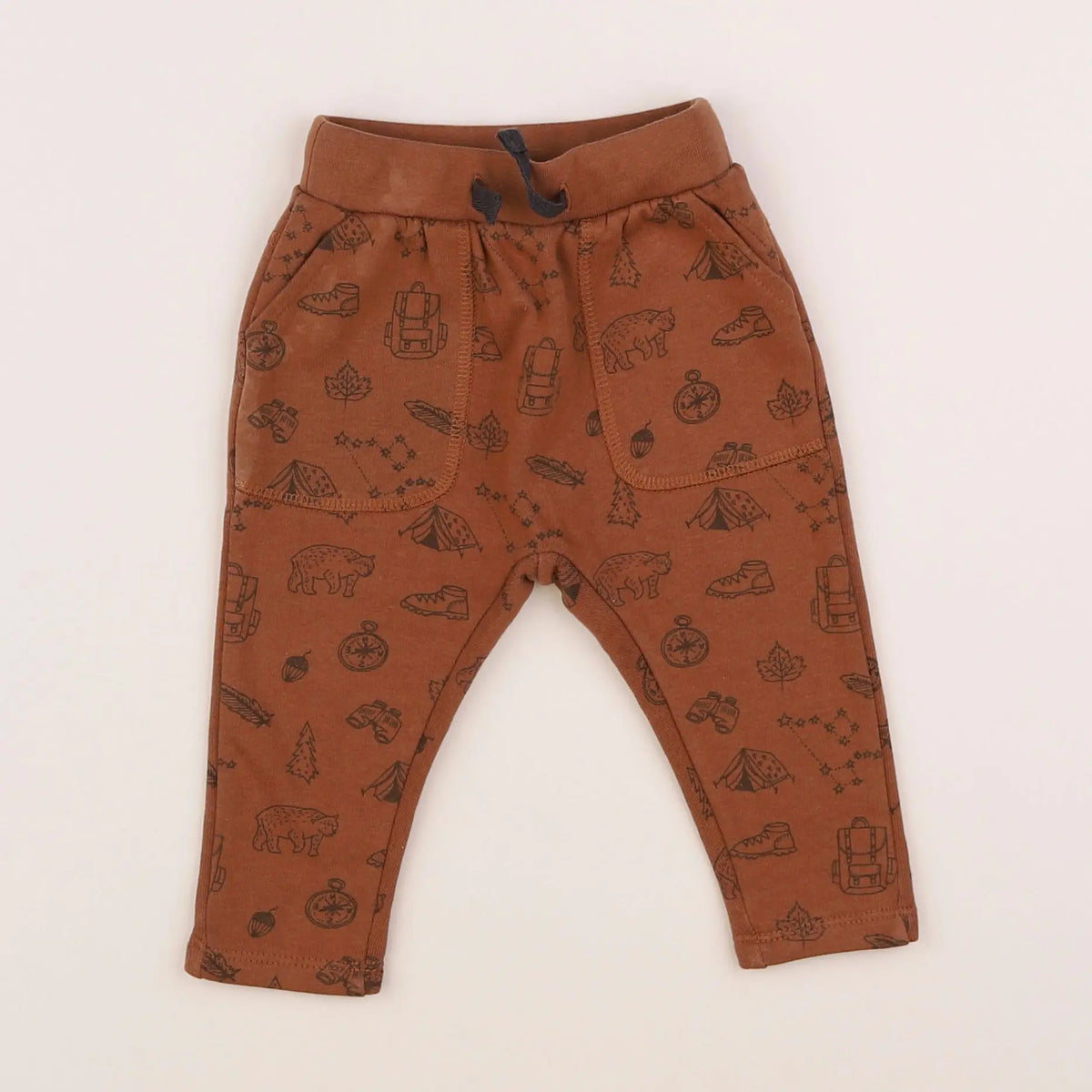 Vertbaudet - jogging marron - 6 mois