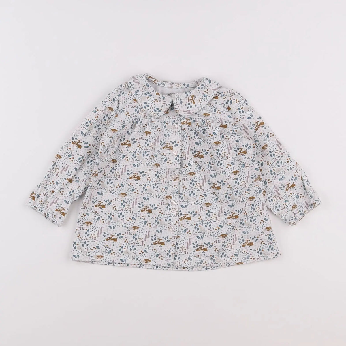 Vertbaudet - blouse multicolore - 12 mois