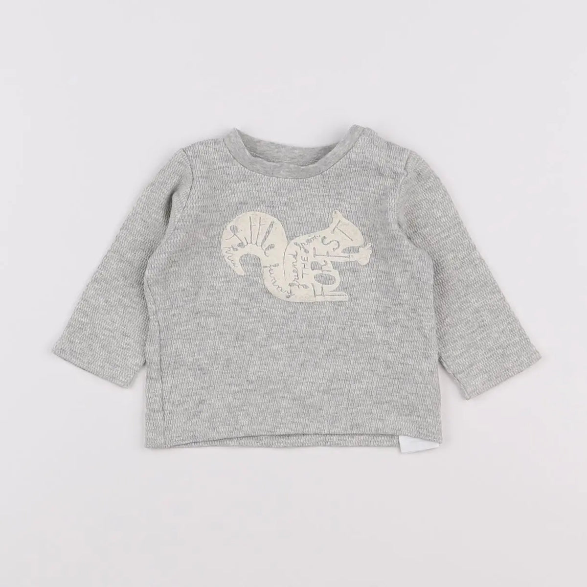Vertbaudet - tee-shirt gris - 3 mois