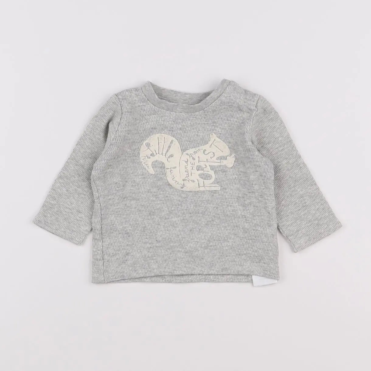 Vertbaudet - tee-shirt gris - 3 mois