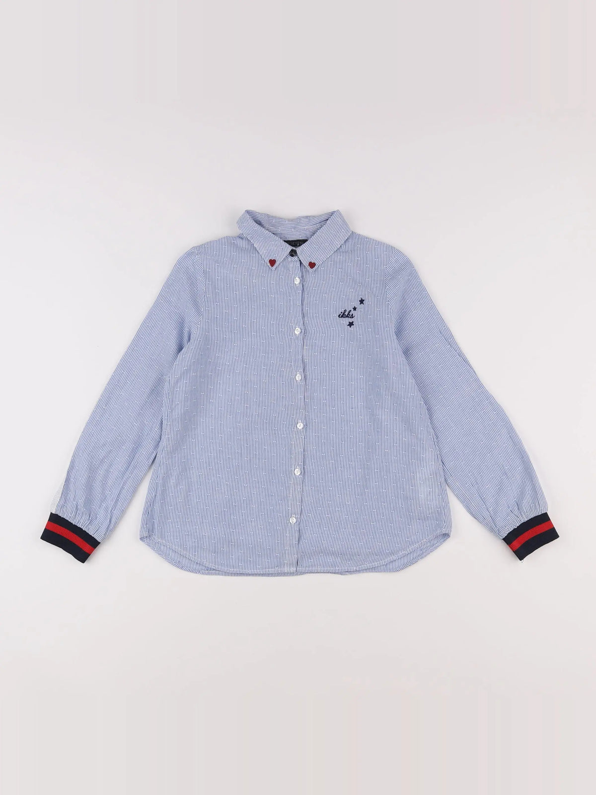 IKKS - chemise bleu - 8 ans