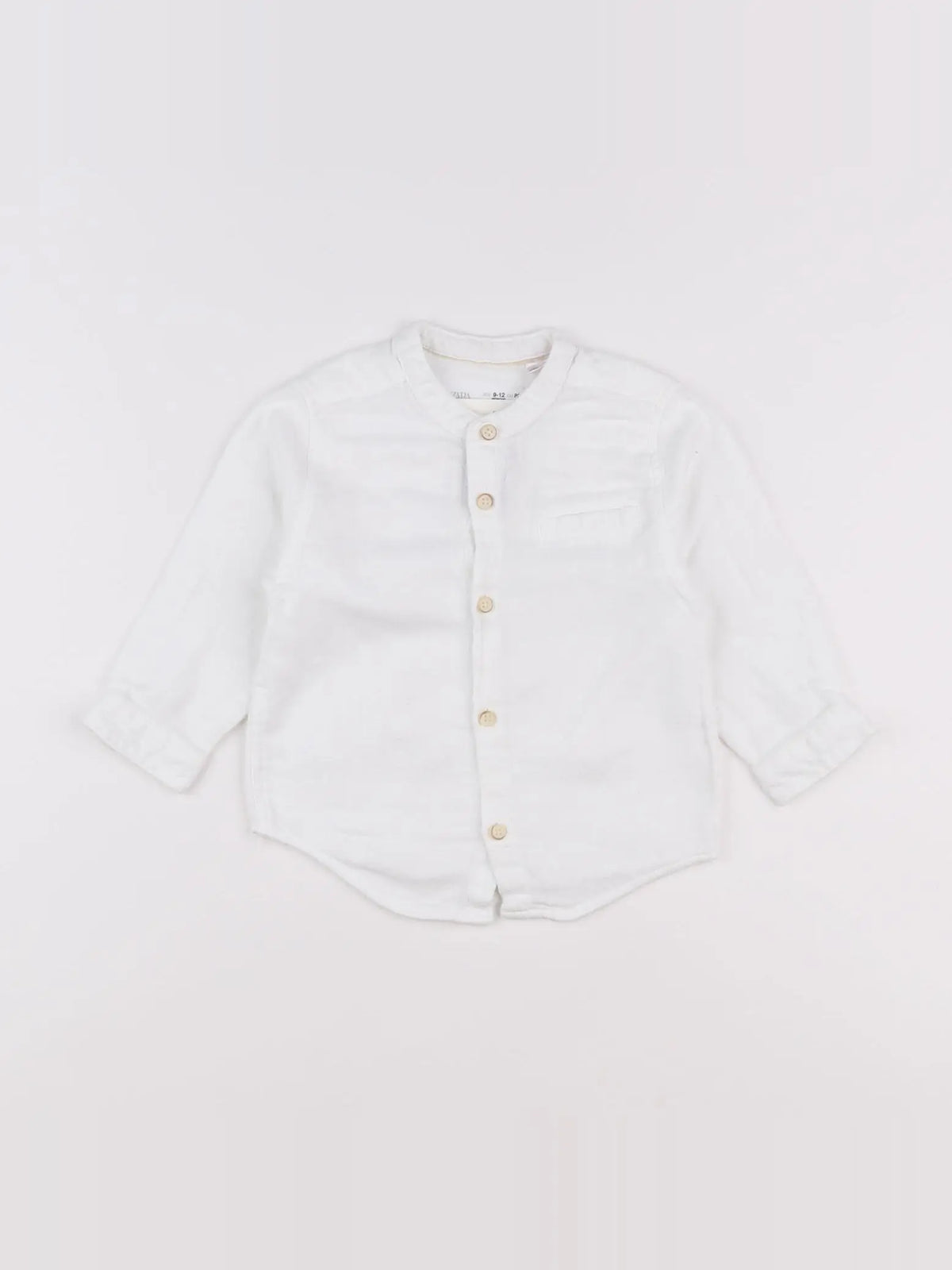 Zara - chemise blanc - 9/12 mois