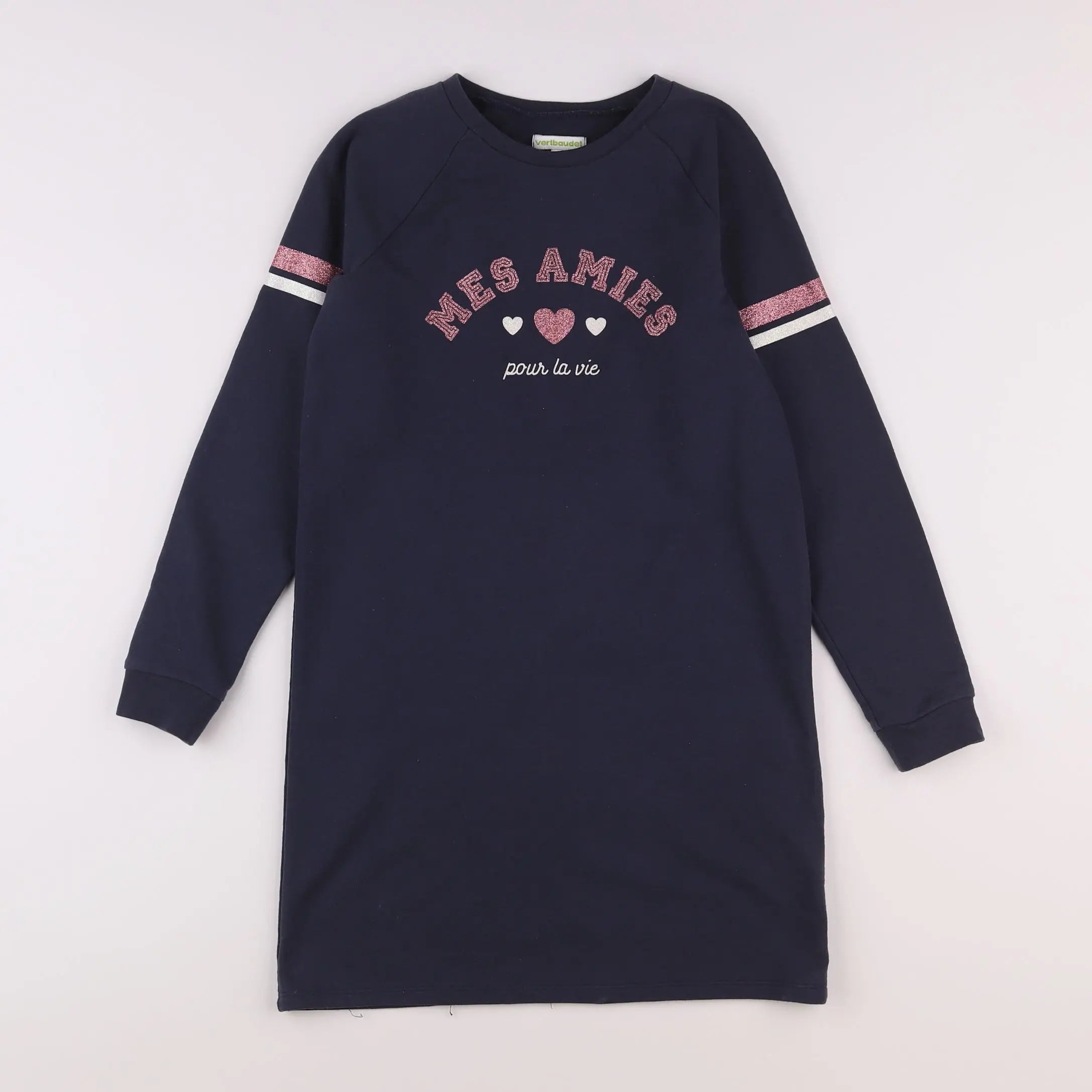 Vertbaudet - robe bleu - 10 ans