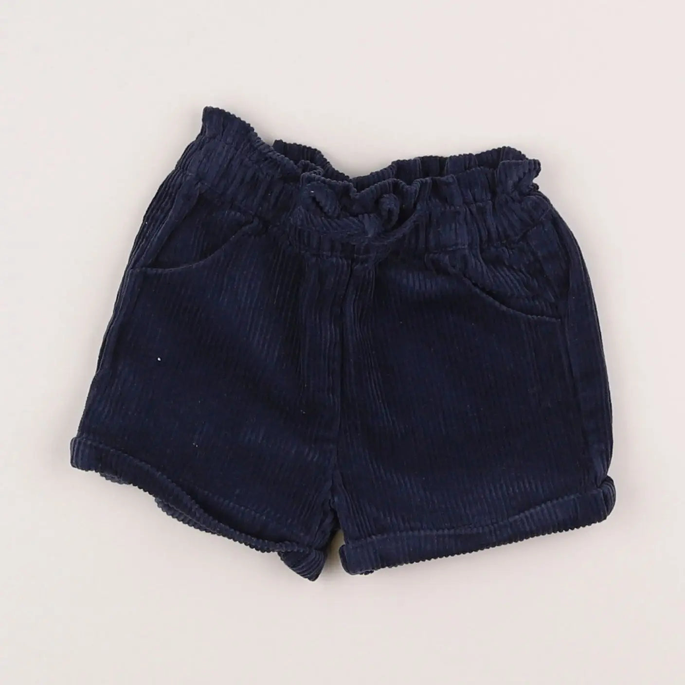 Vertbaudet - short bleu - 6 mois