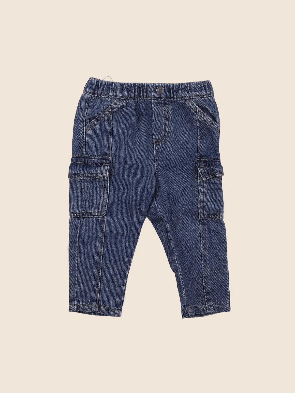 Vertbaudet - jean bleu - 9 mois