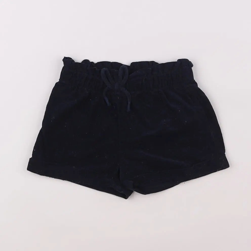 Vertbaudet - short bleu - 9 mois