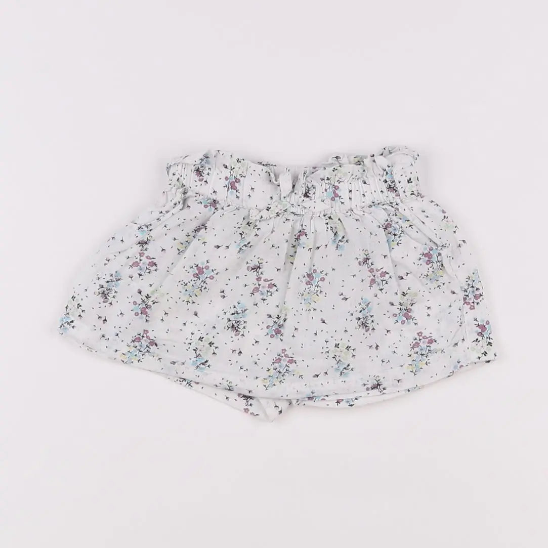 Vertbaudet - short blanc - 12 mois