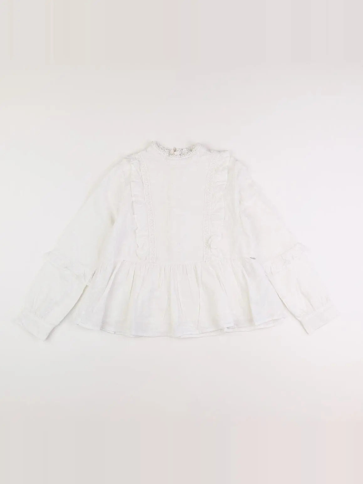 IKKS - blouse blanc - 10 ans