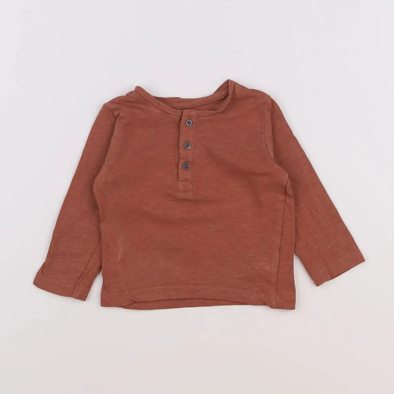 Vertbaudet - tee-shirt marron - 6 mois