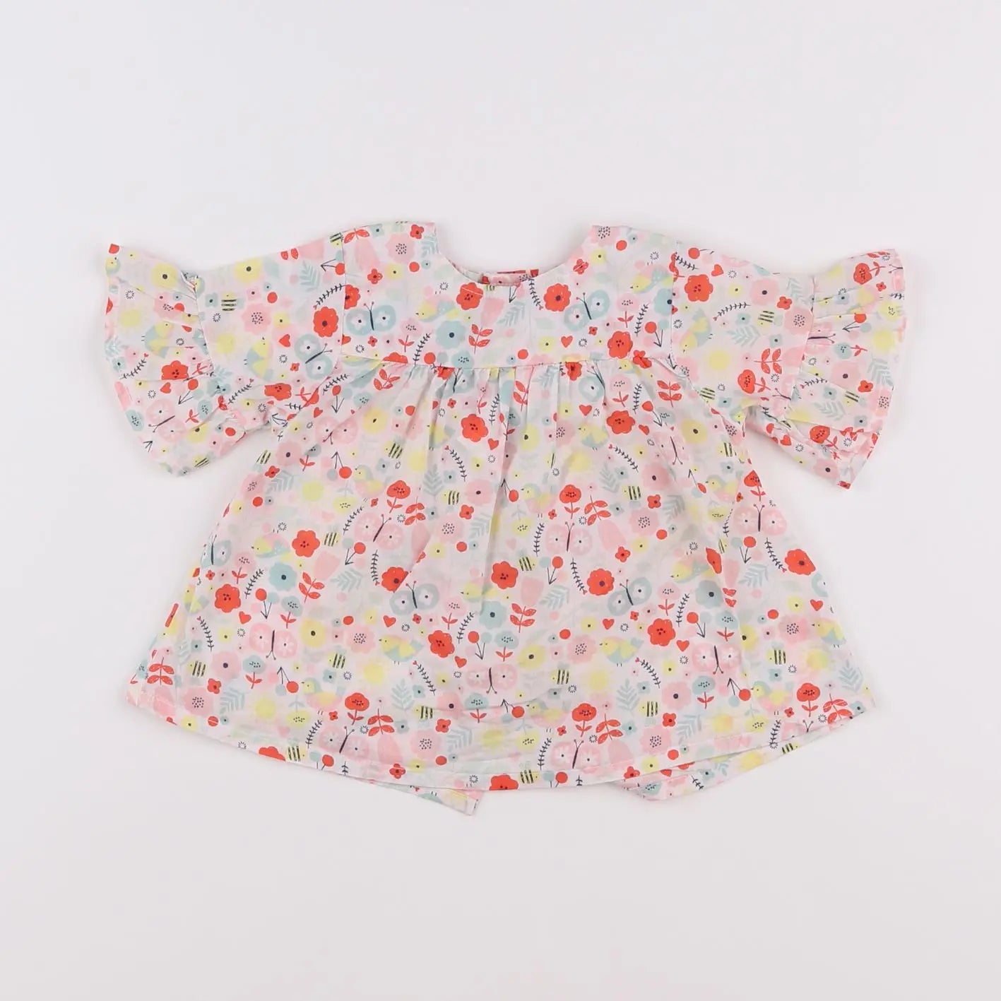 Vertbaudet - blouse multicolore - 9 mois
