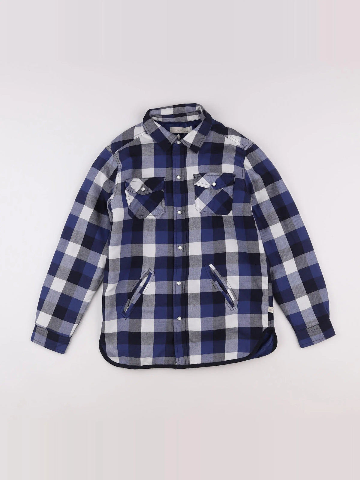Stella McCartney Kids - chemise bleu, blanc - 10 ans