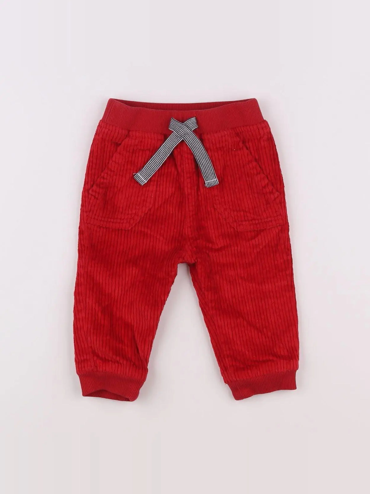 Petit Bateau - pantalon rouge - 6 mois