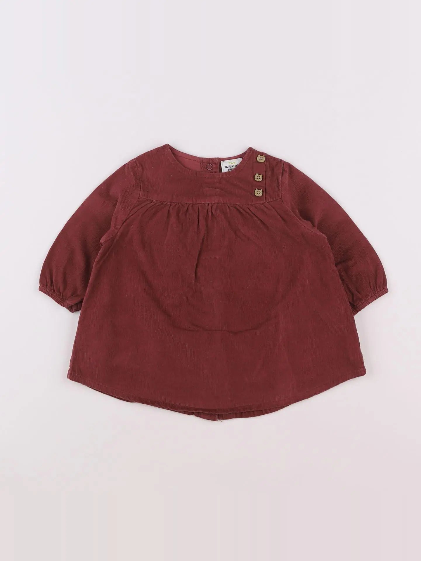 Tape à l'oeil - robe rouge - 6 mois
