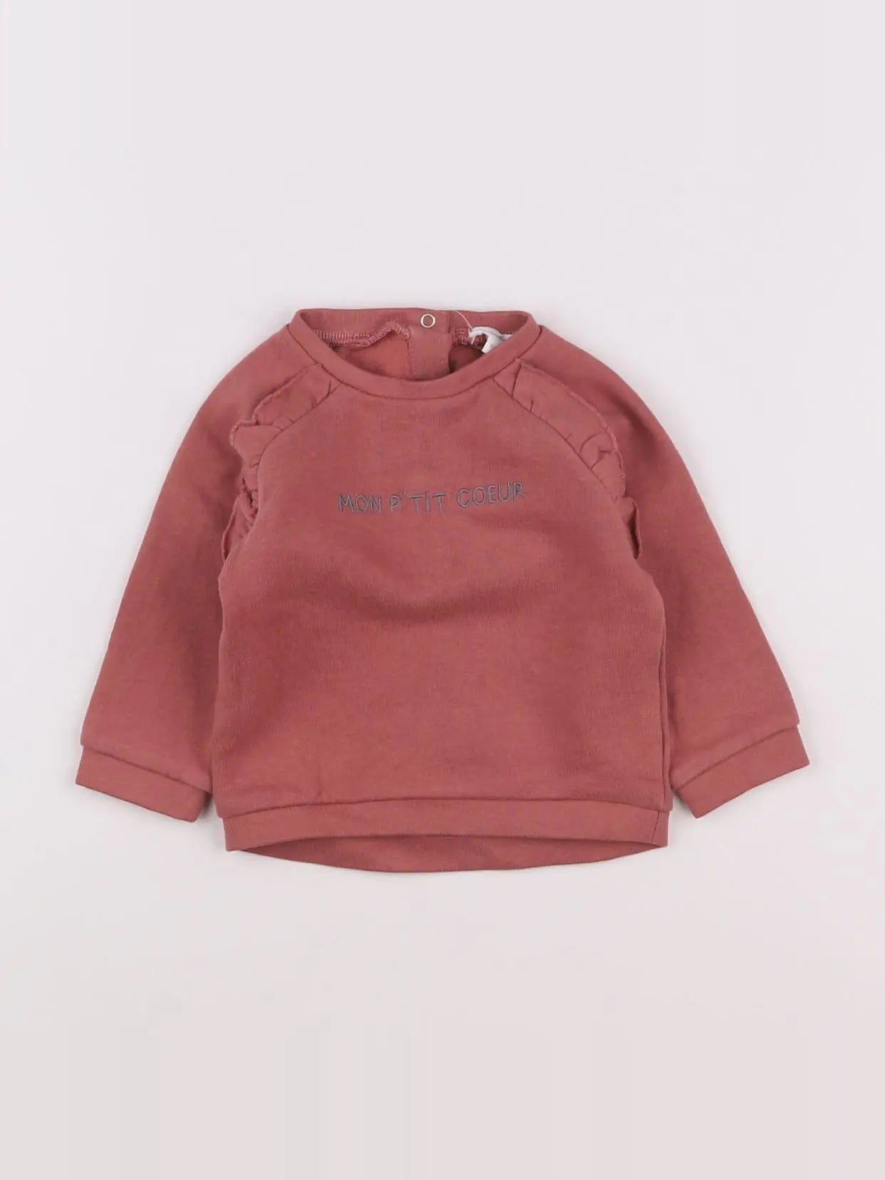 Vertbaudet - gilet rose - 6 mois