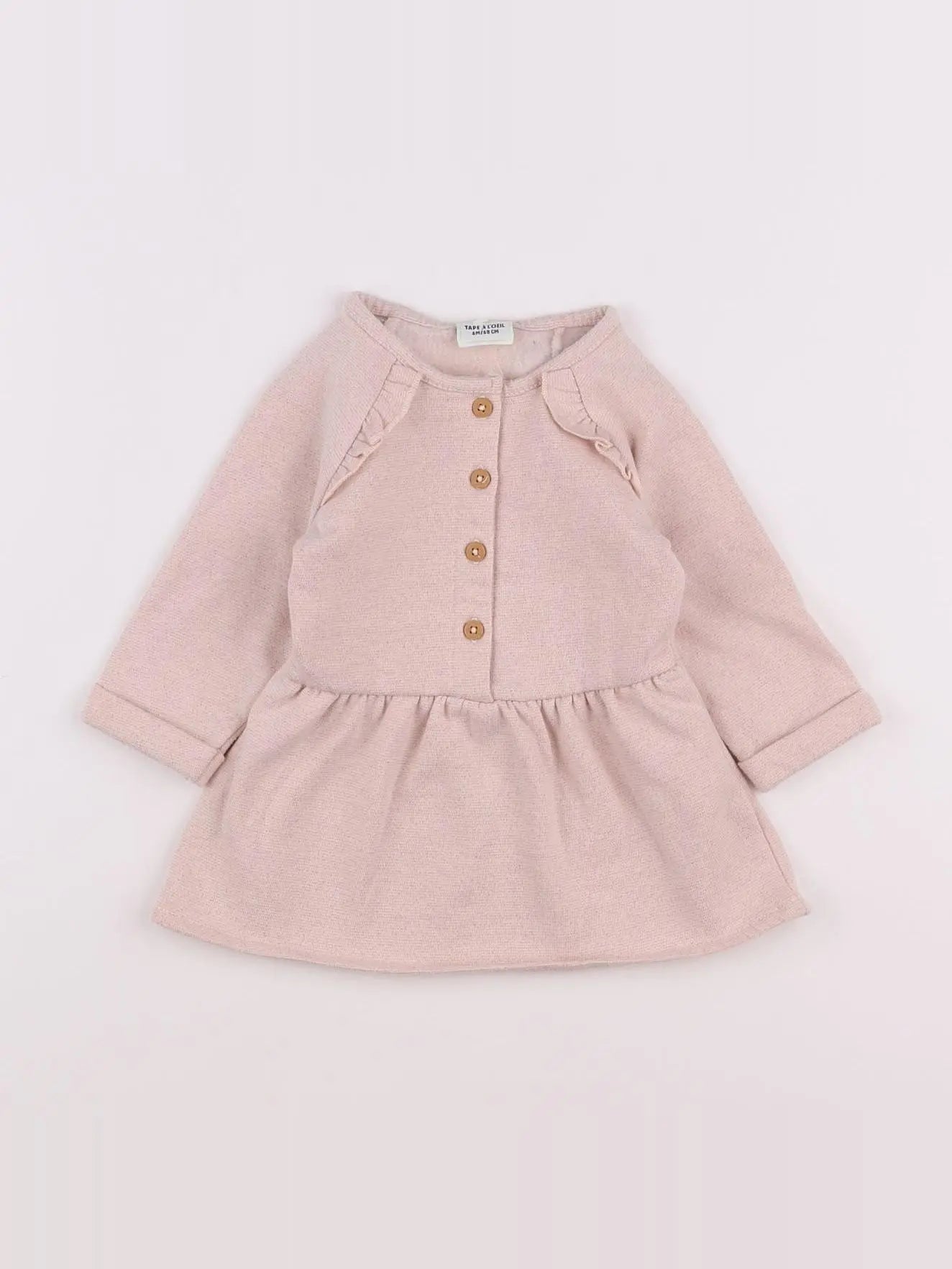 Tape à l'oeil - robe rose - 6 mois