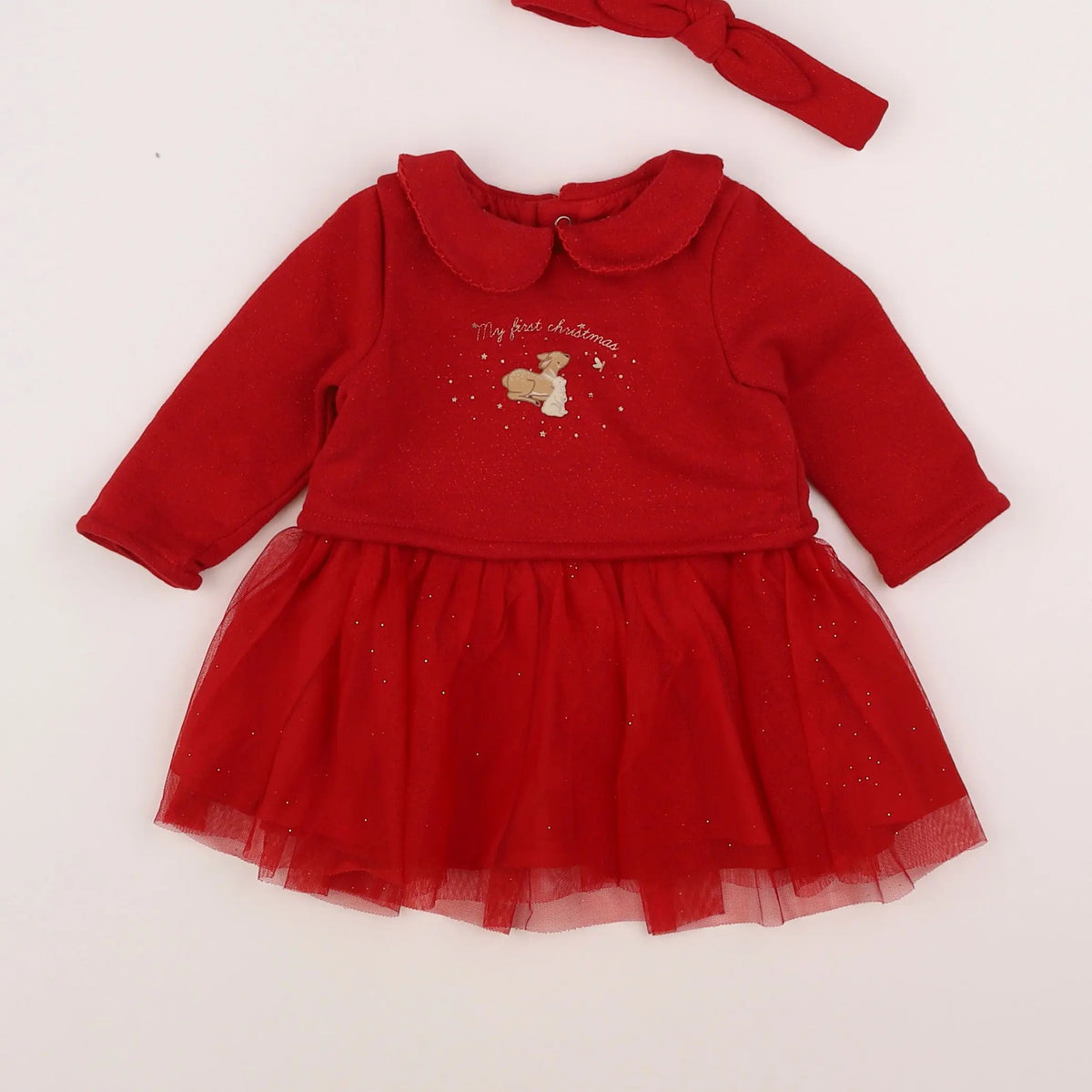 Vertbaudet - robe rouge - 6 mois
