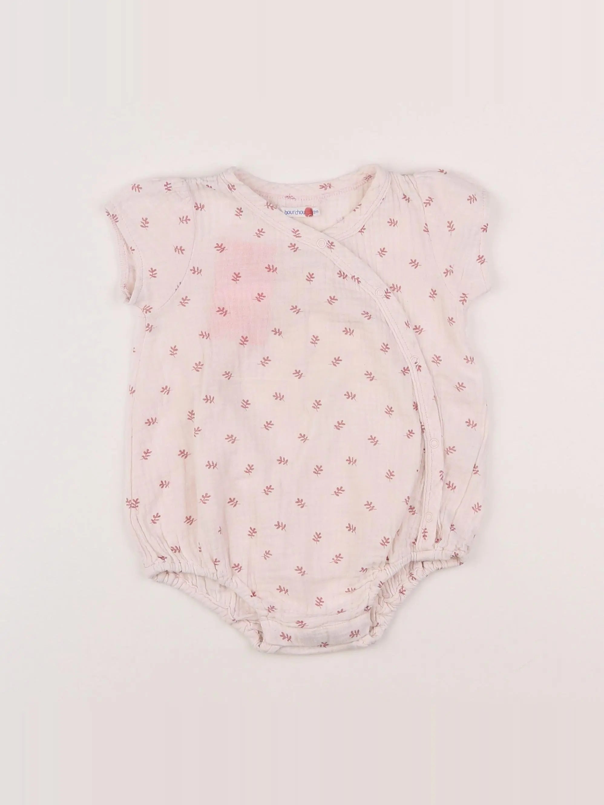Boutchou - combinaison rose - 12 mois