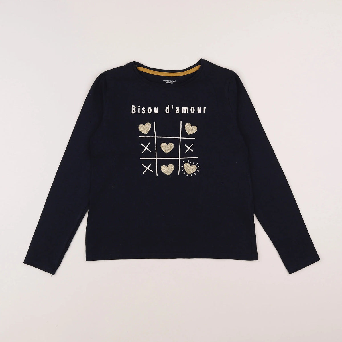 Vertbaudet - tee-shirt bleu - 10 ans