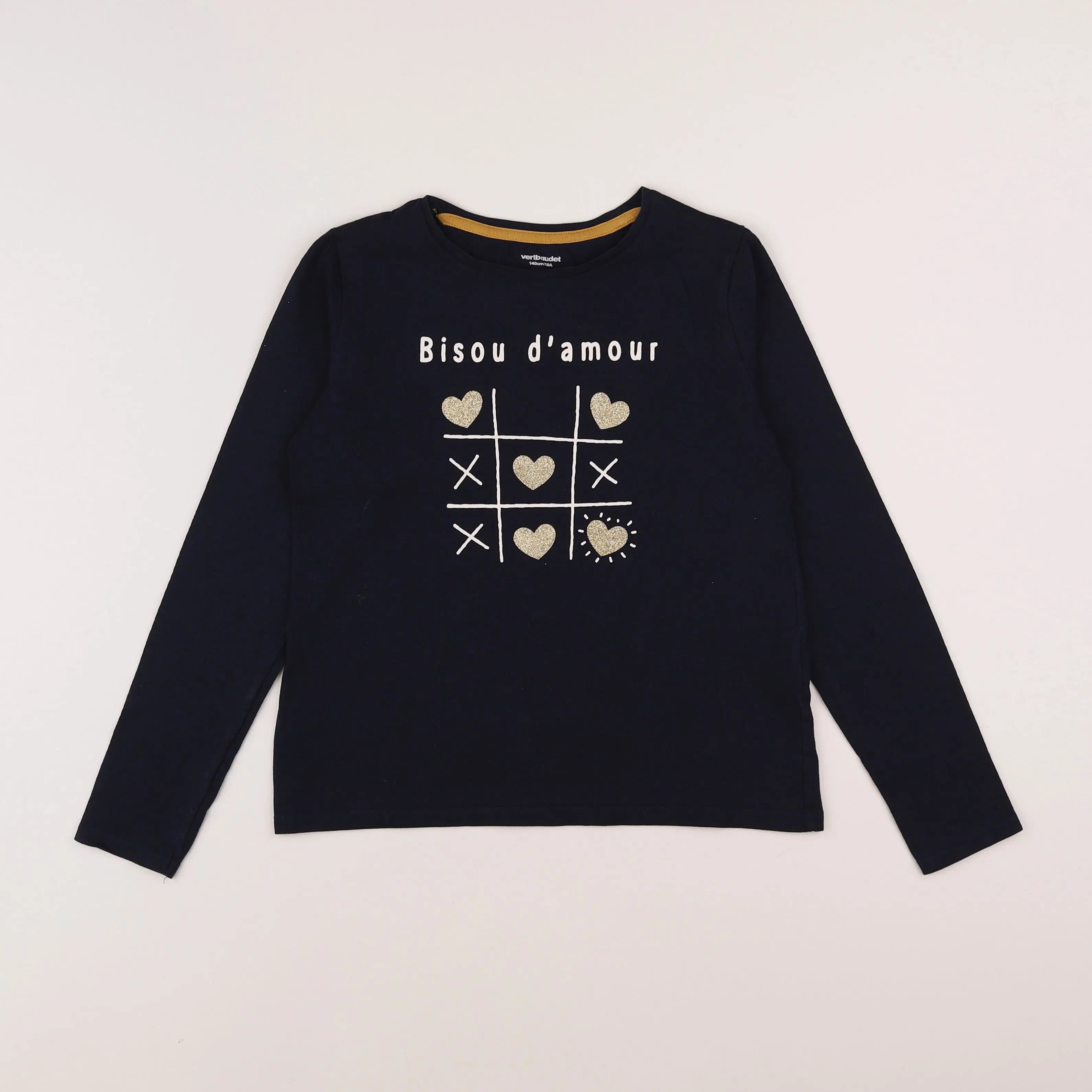 Vertbaudet - tee-shirt bleu - 10 ans