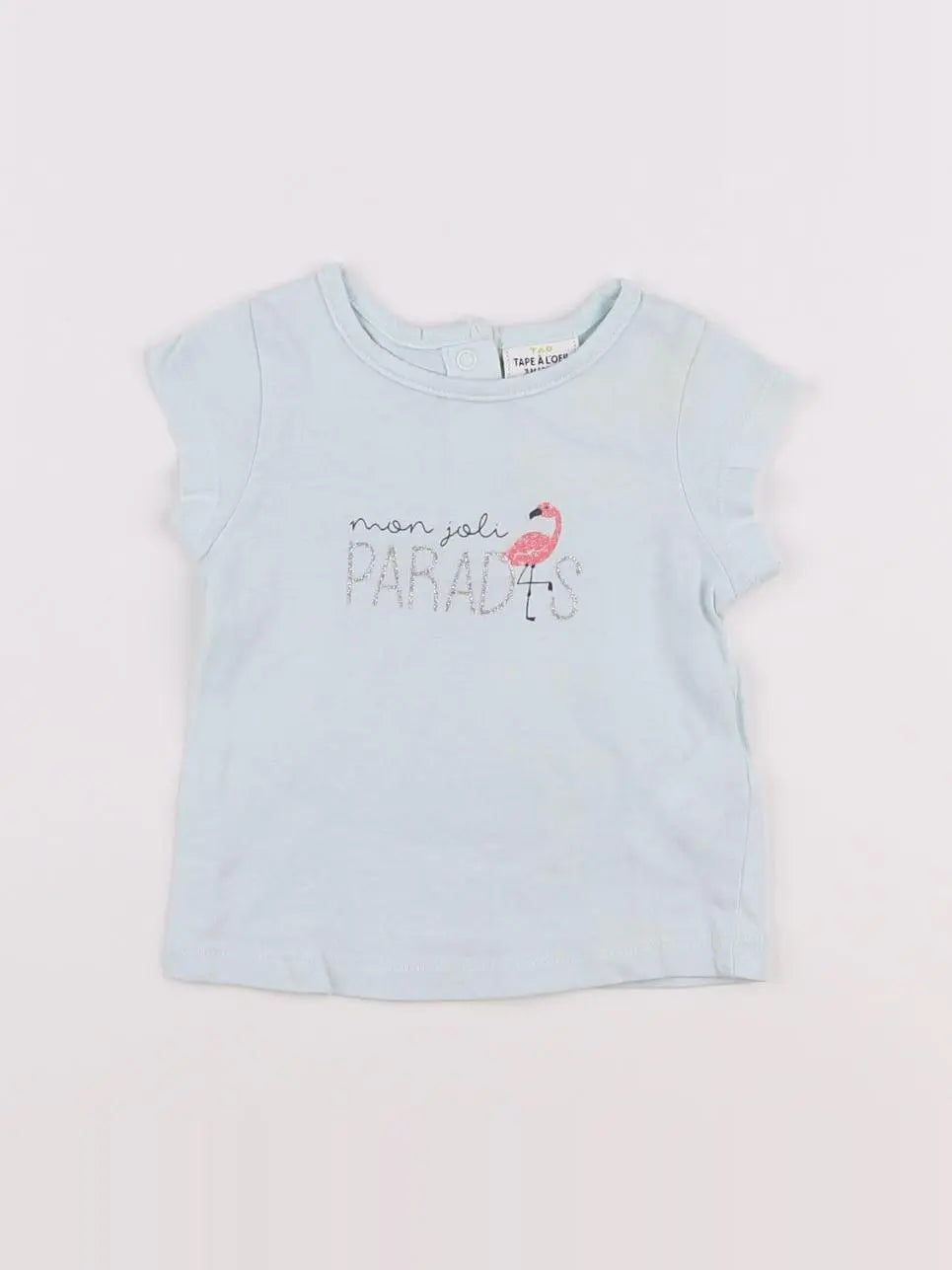 Tape à l'oeil - tee-shirt bleu - 3 mois