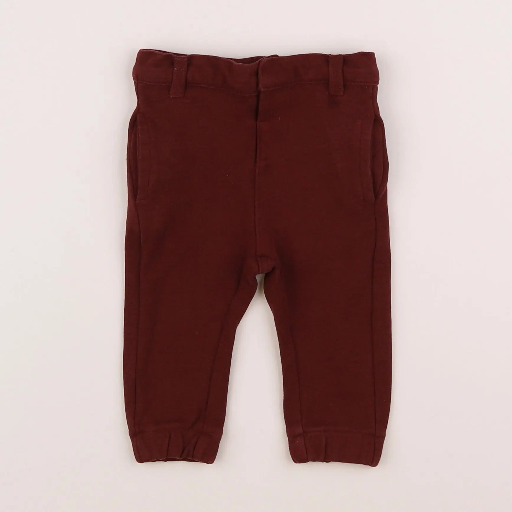 Vertbaudet - pantalon rouge - 6 mois