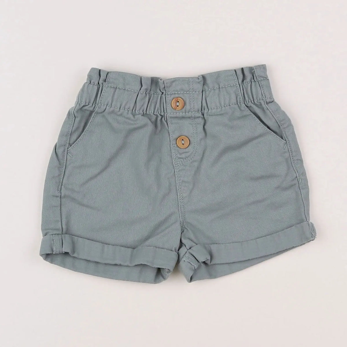 Vertbaudet - short vert - 18 mois
