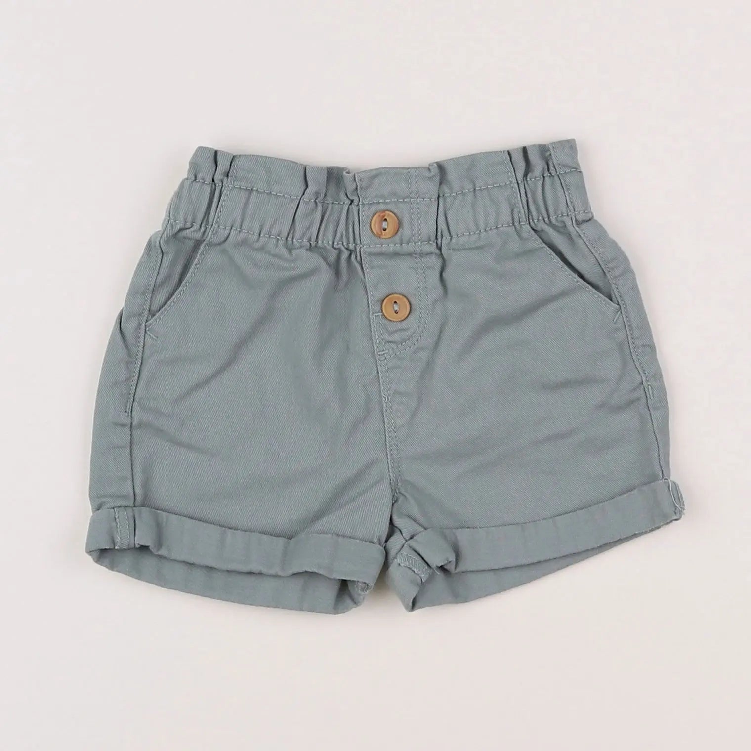 Vertbaudet - short vert - 18 mois