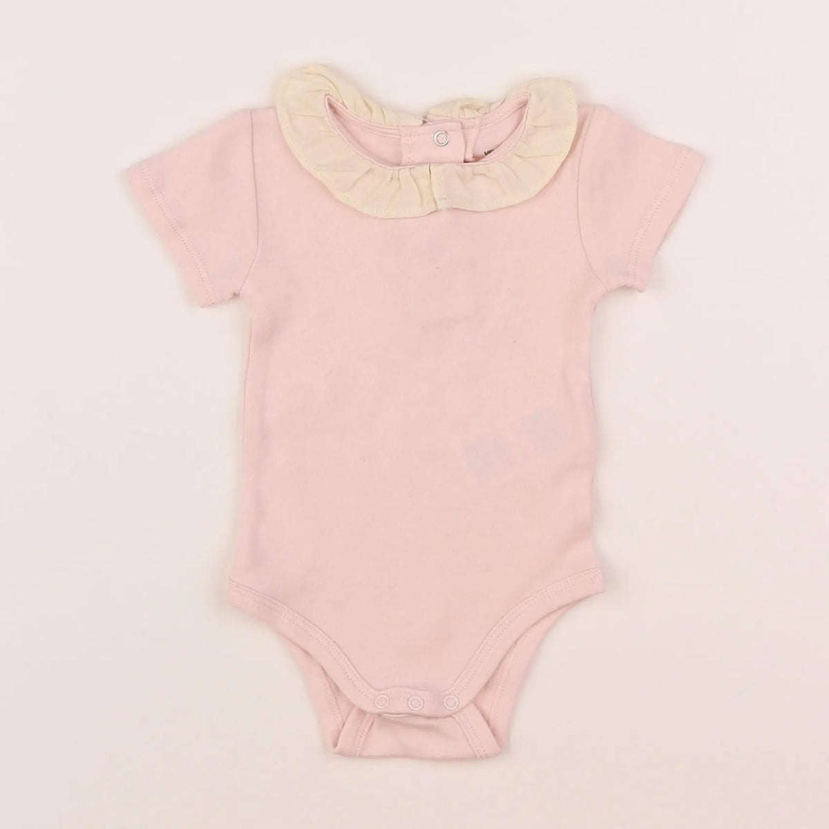 Vertbaudet - body à col rose - 3 mois