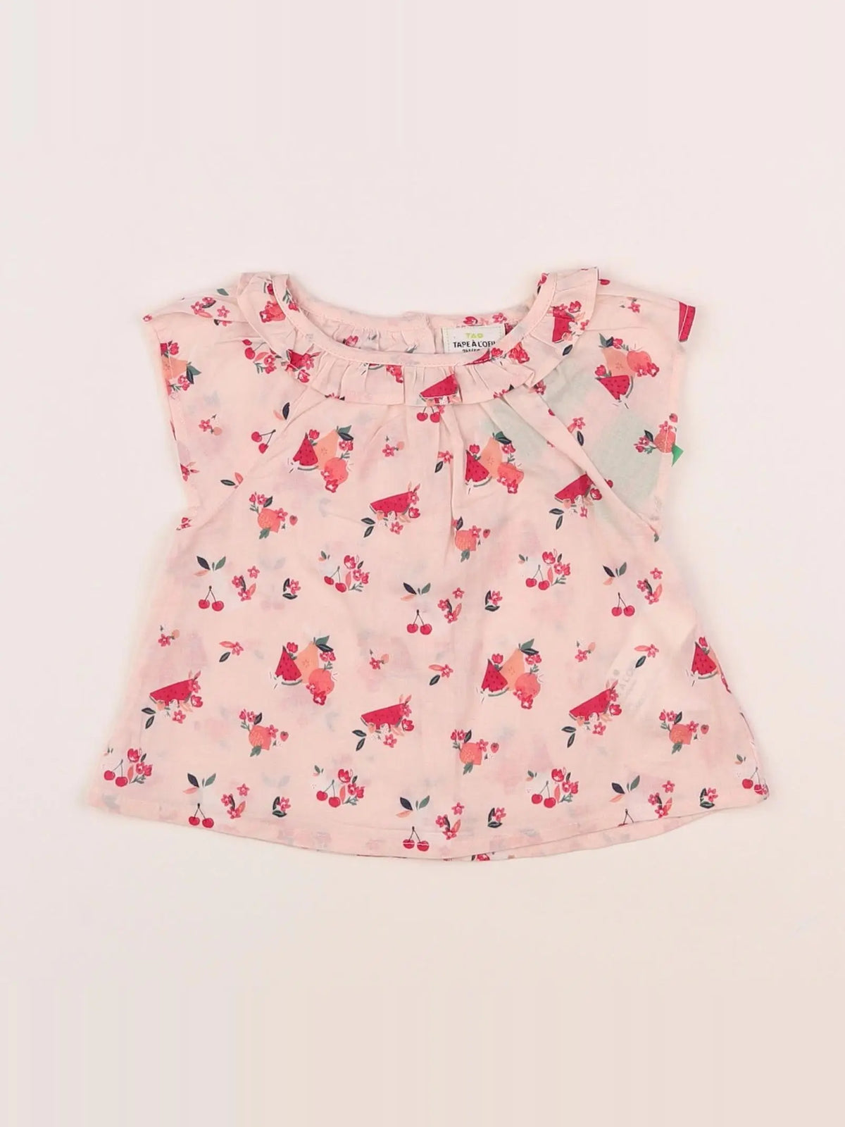 Tape à l'oeil - blouse rose - 3 mois