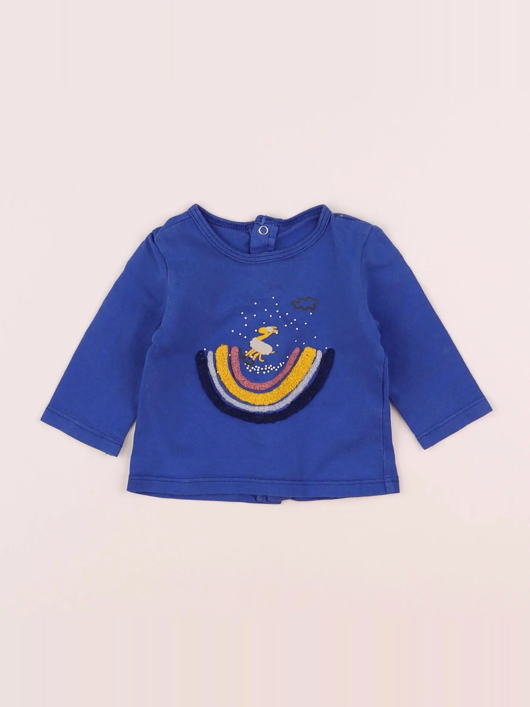 Catimini - tee-shirt bleu - 3 mois