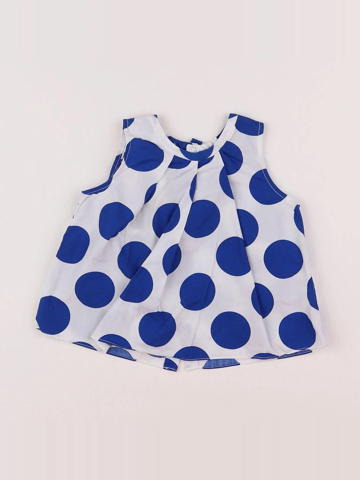 Jacadi - robe bleu, blanc - 6 mois