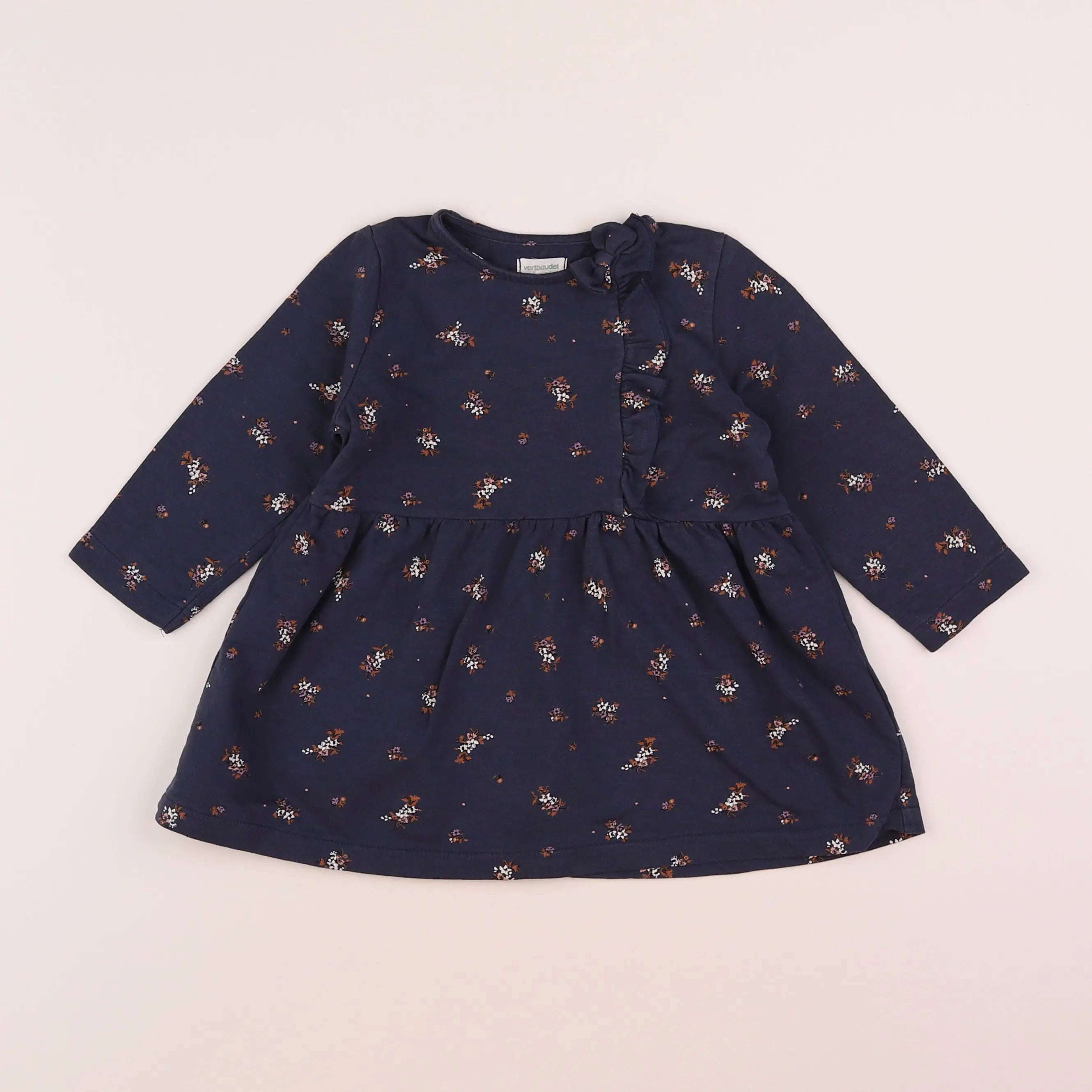 Vertbaudet - robe bleu - 2 ans