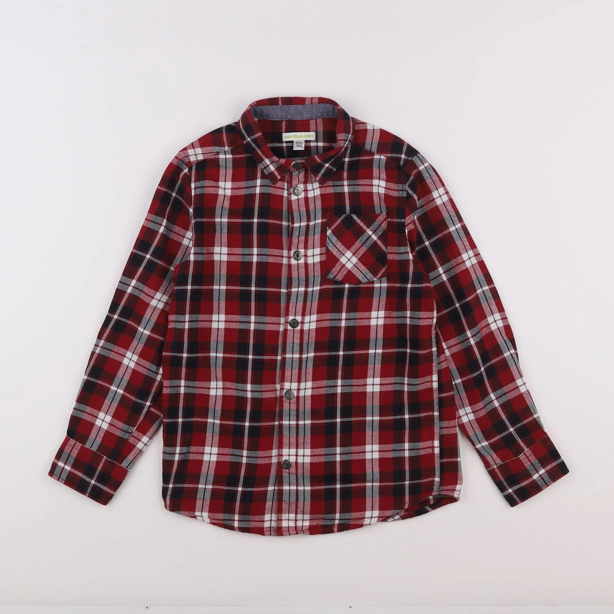 Vertbaudet - chemise imprimé au dos multicolore - 8 ans