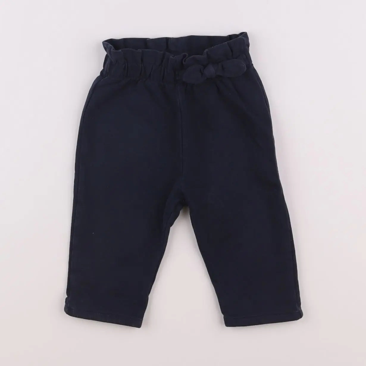Vertbaudet - pantalon bleu - 12 mois