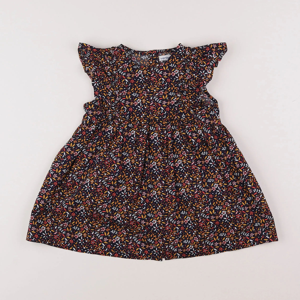 Vertbaudet - robe multicolore - 2 ans