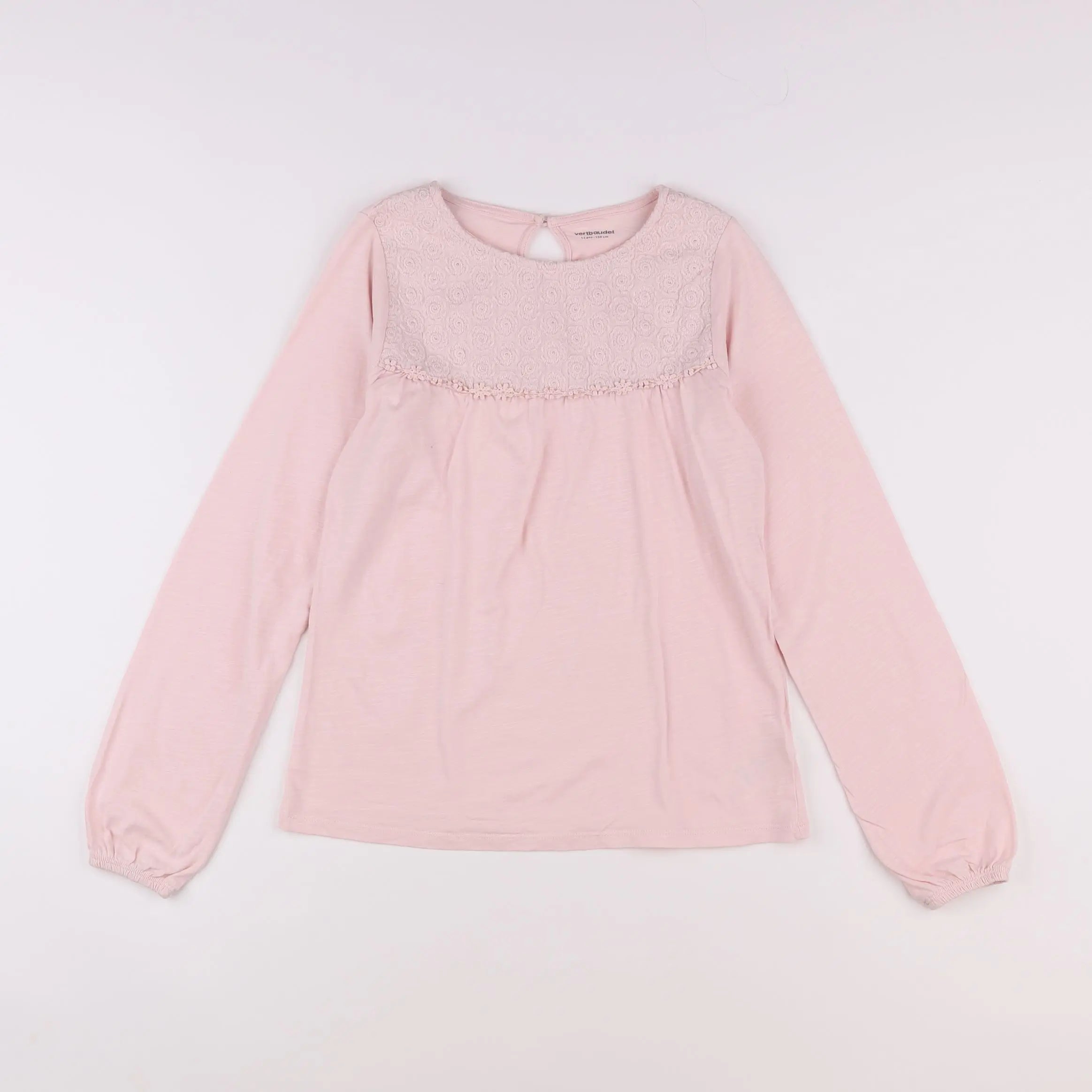 Vertbaudet - tee-shirt rose - 12 ans