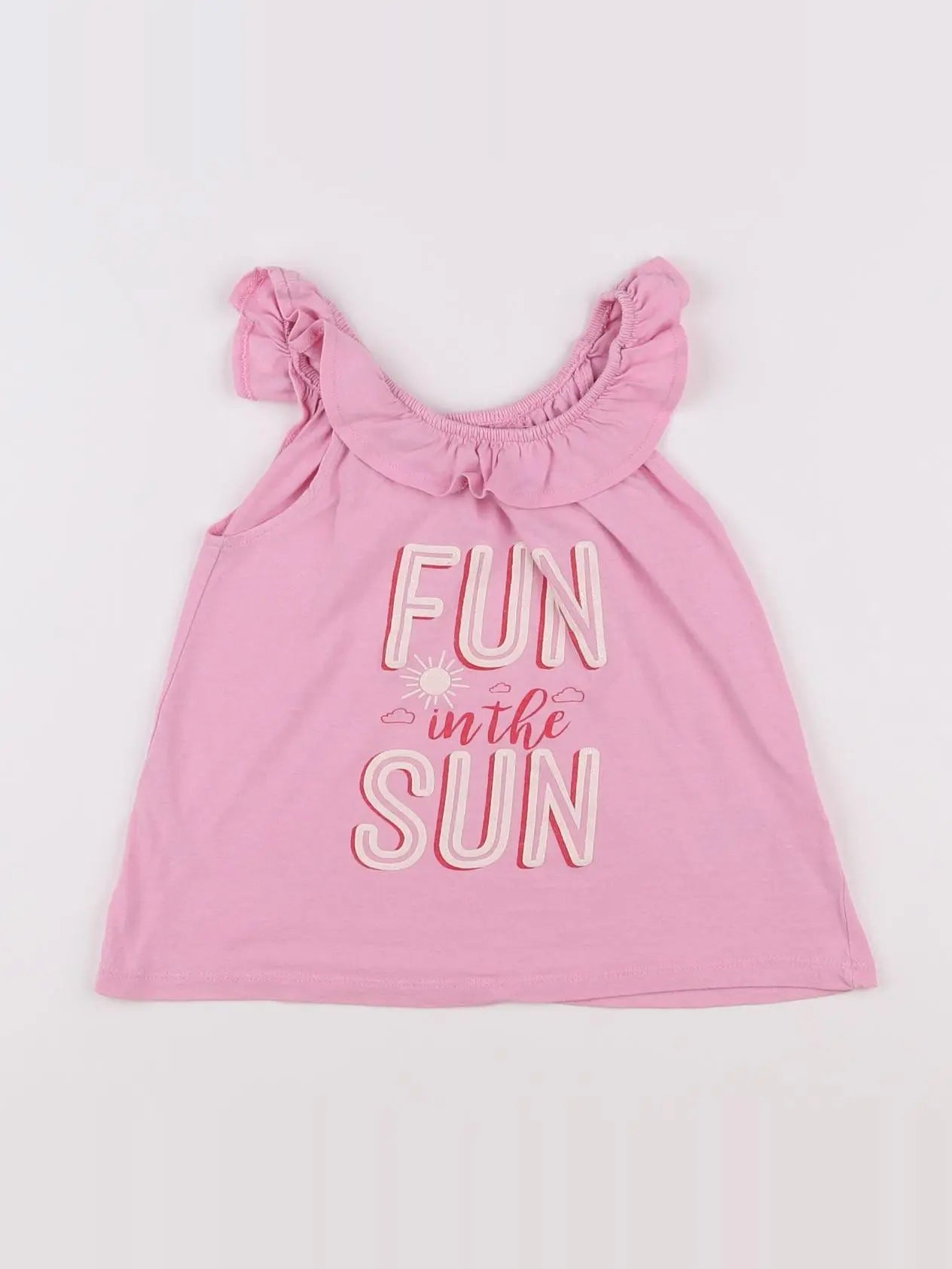 Vertbaudet - débardeur rose - 5 ans