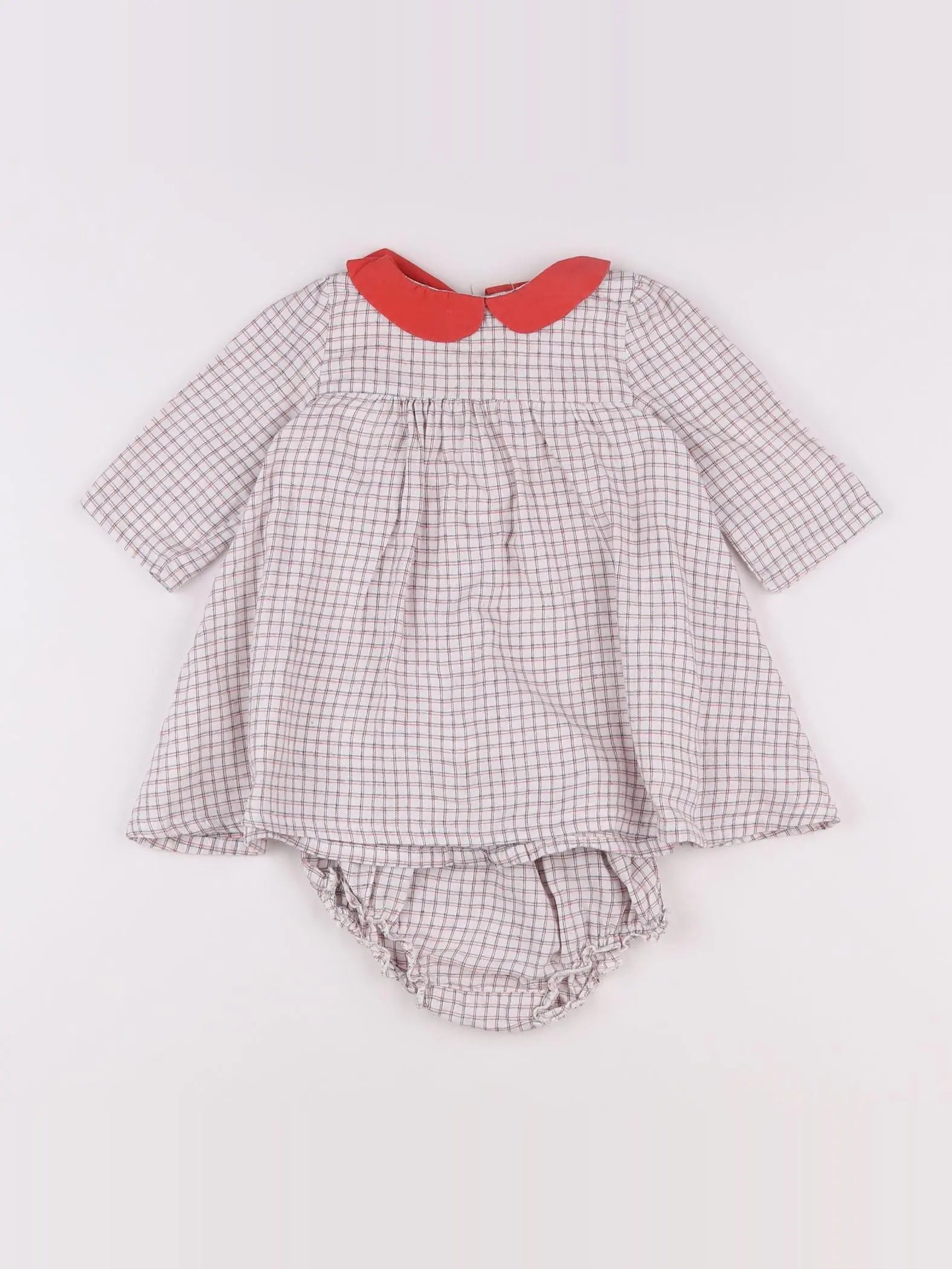 Bouchara - robe rouge - 6 mois
