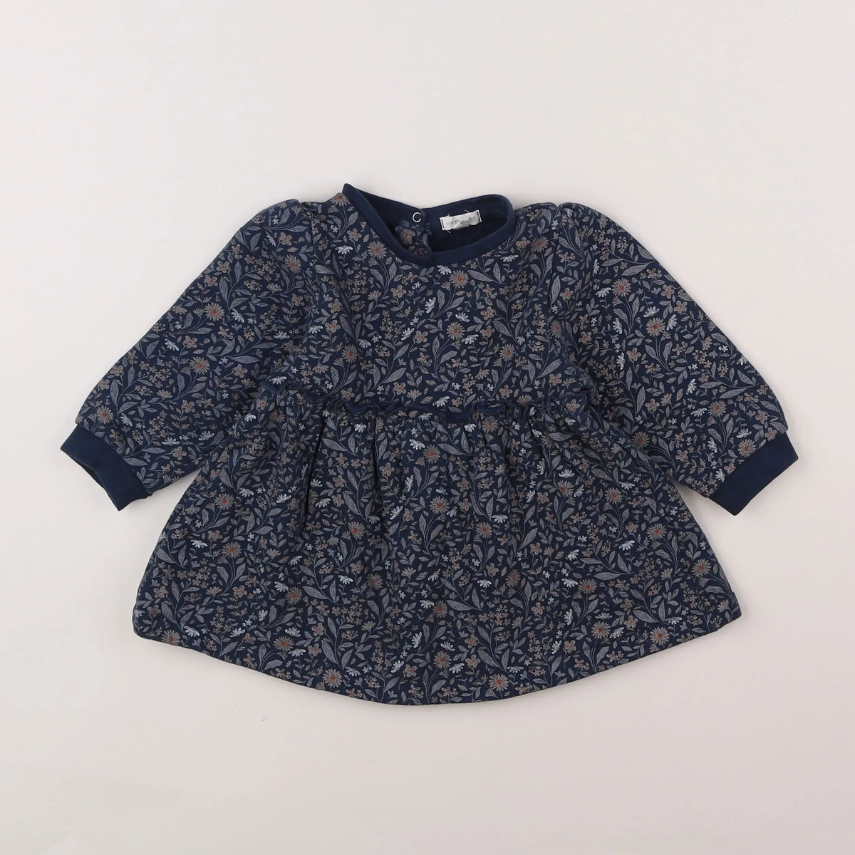 Vertbaudet - robe bleu - 18 mois