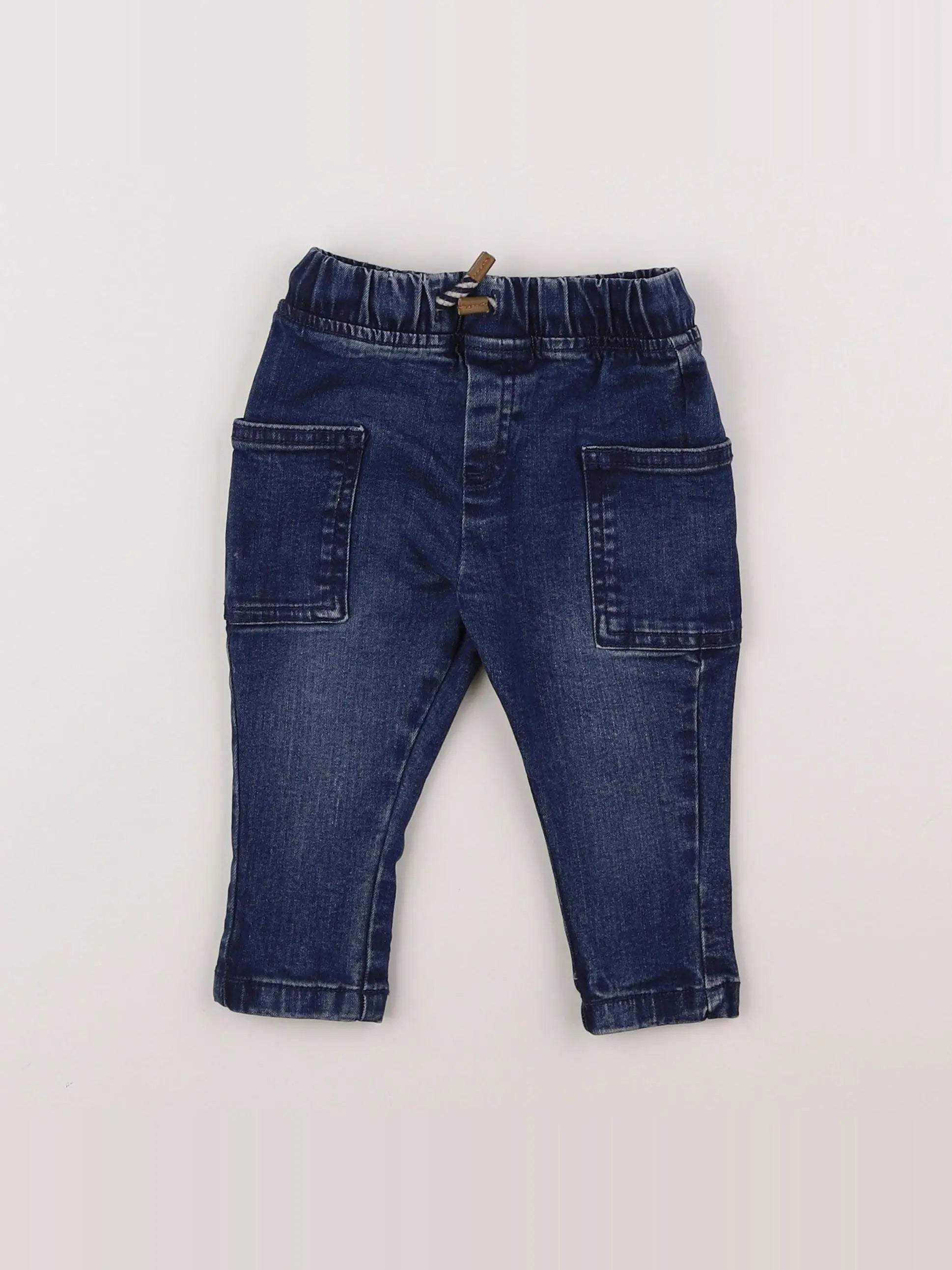 Vertbaudet - jean bleu - 9 mois