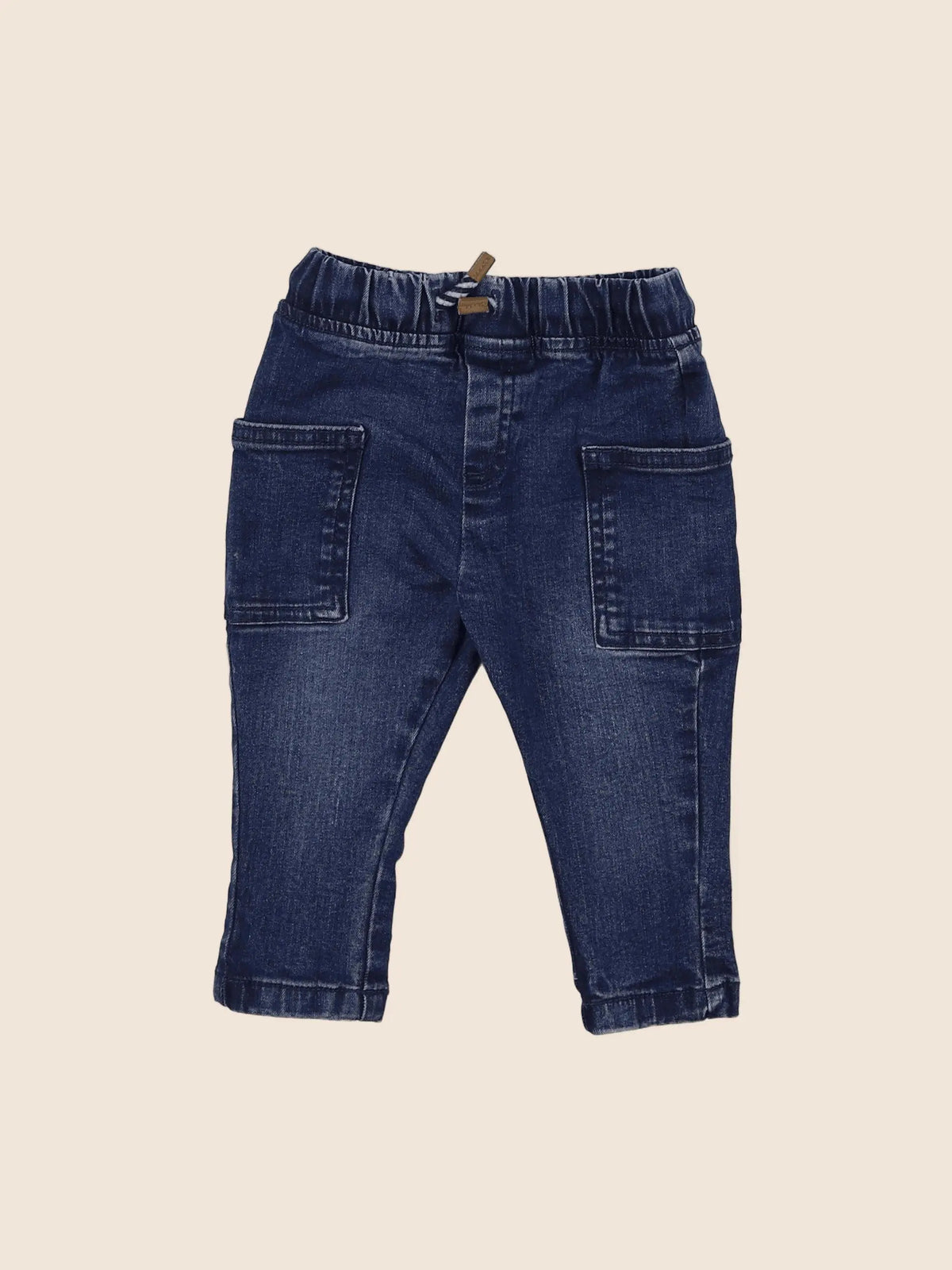 Vertbaudet - jean bleu - 9 mois