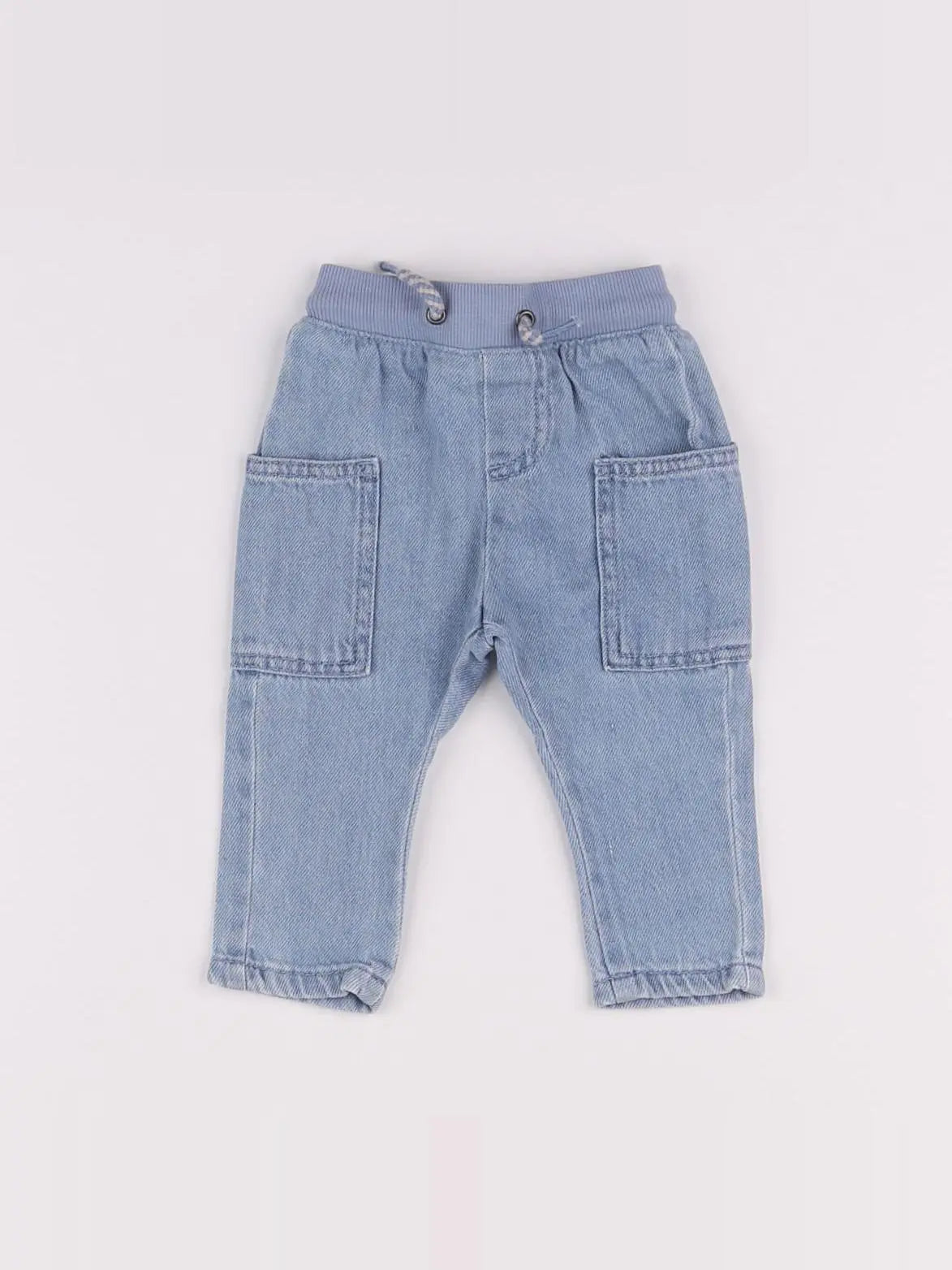 Vertbaudet - jean bleu - 3 mois