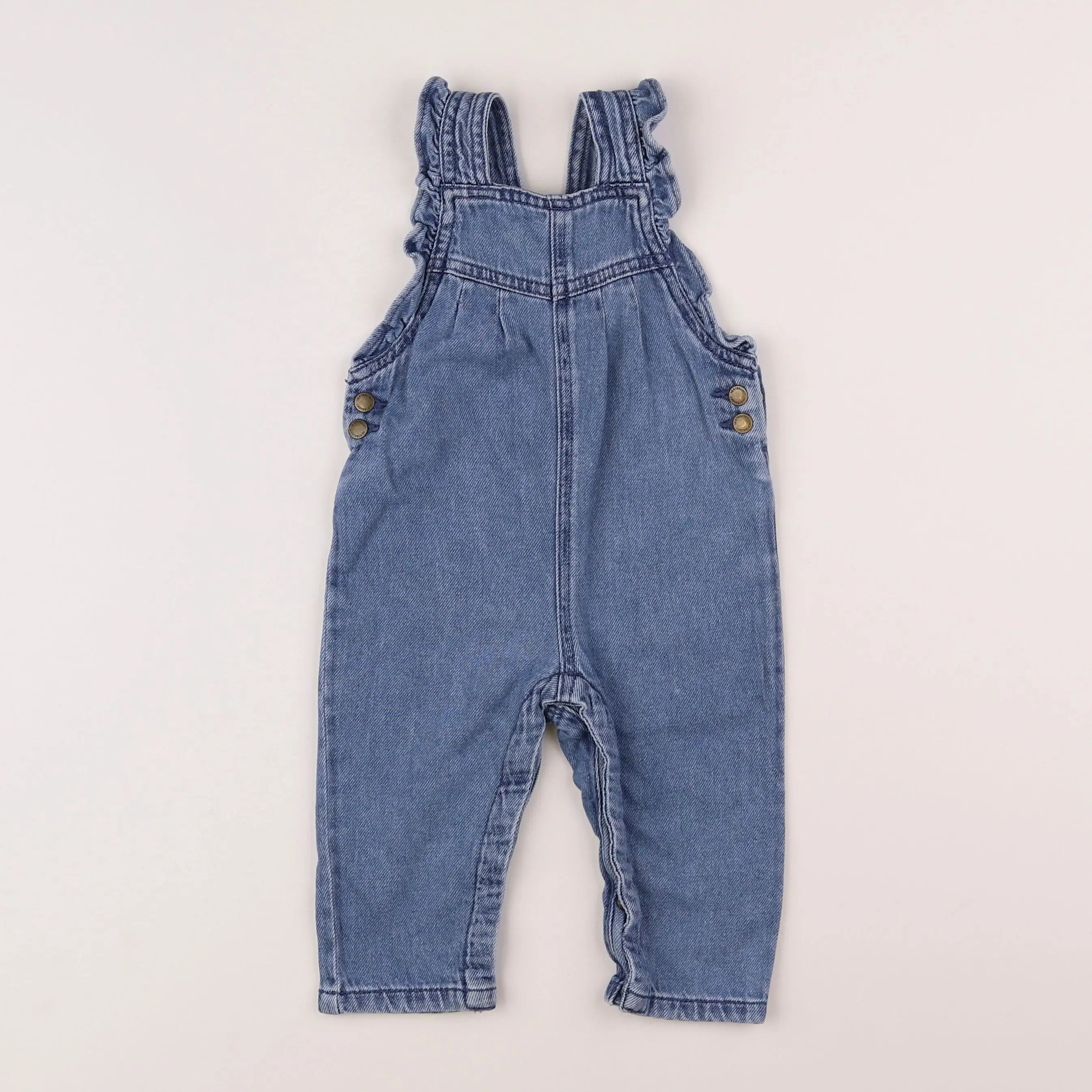 Vertbaudet - salopette bleu - 12 mois