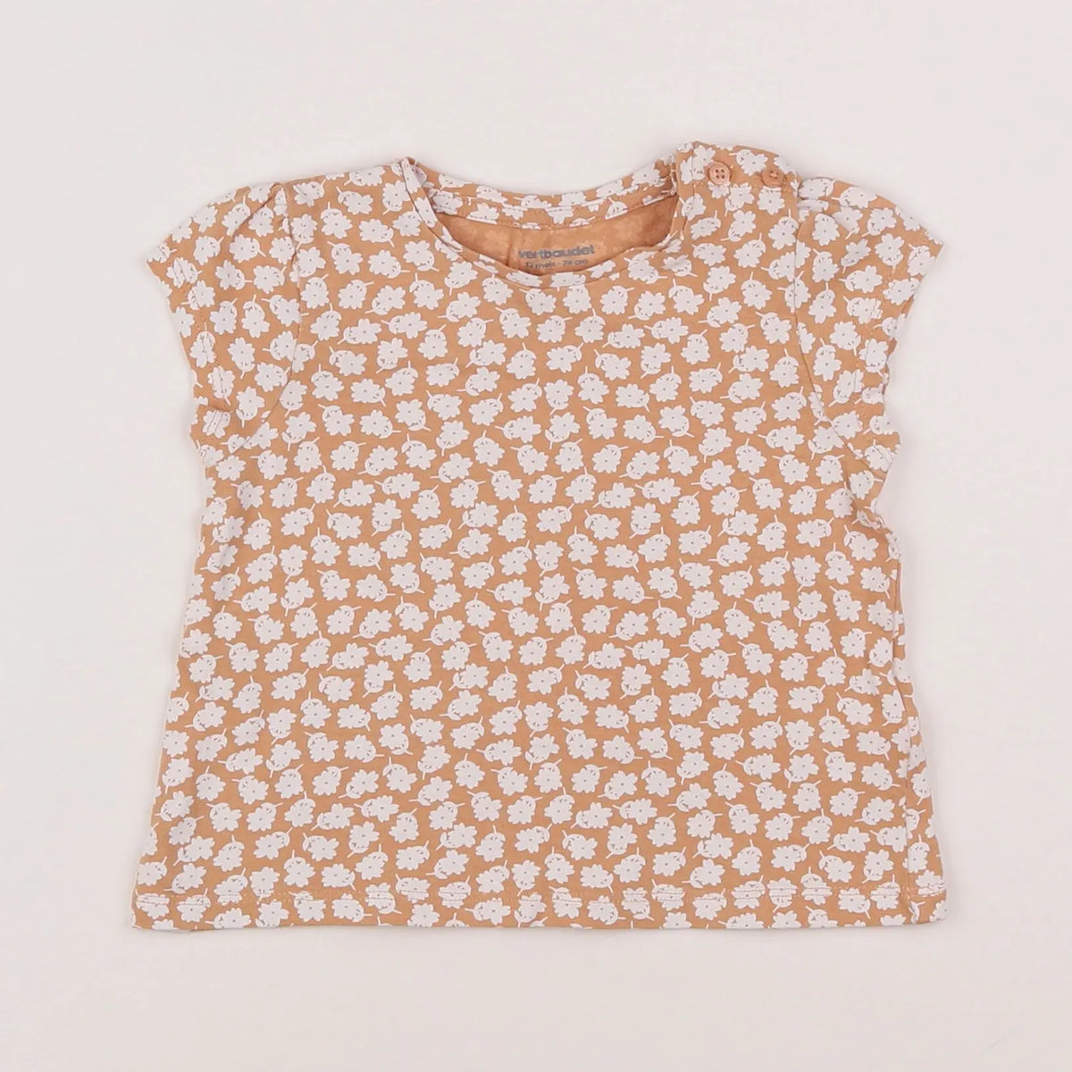 Vertbaudet - tee-shirt multicolore - 12 mois