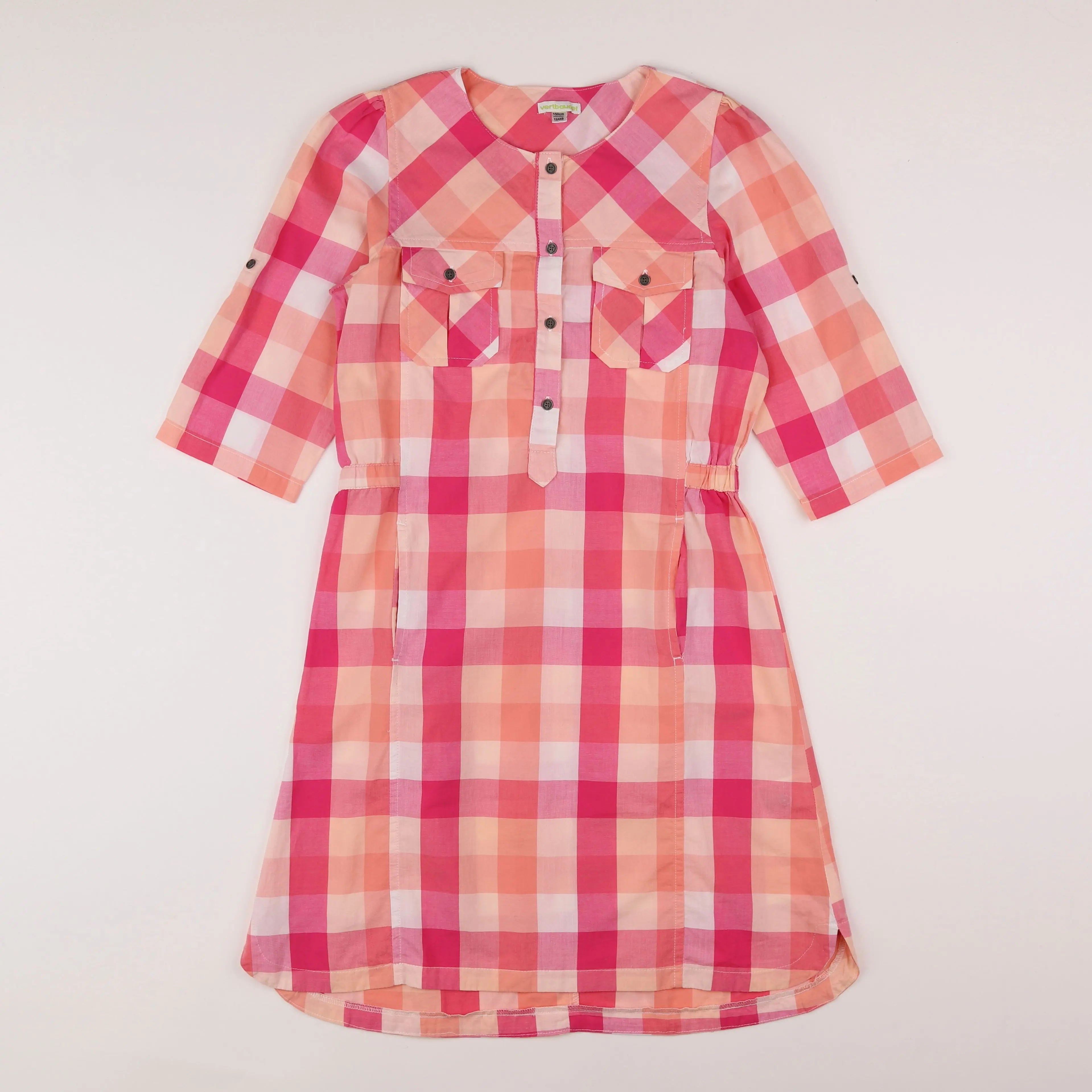 Vertbaudet - robe rose - 12 ans