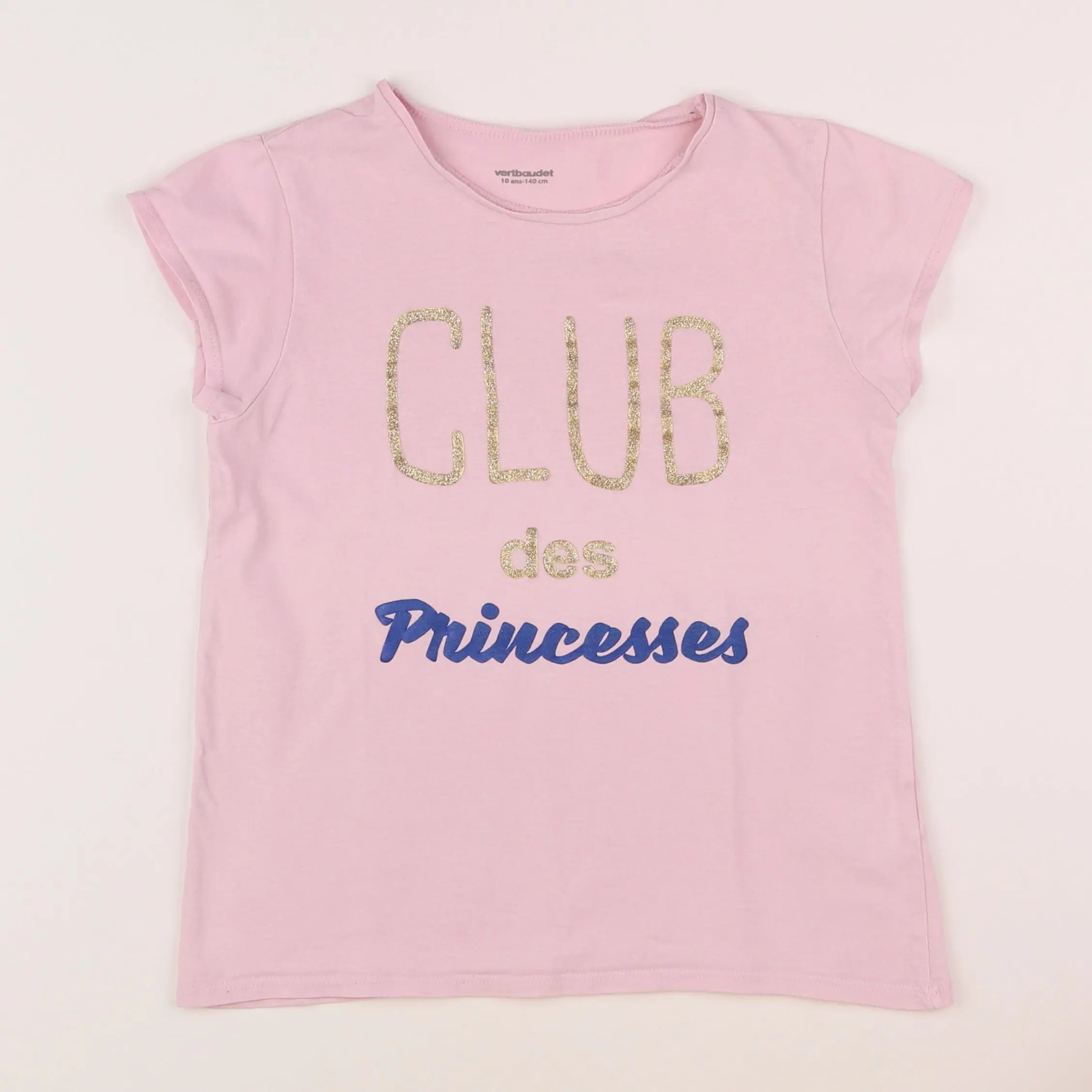 Vertbaudet - tee-shirt violet - 10 ans