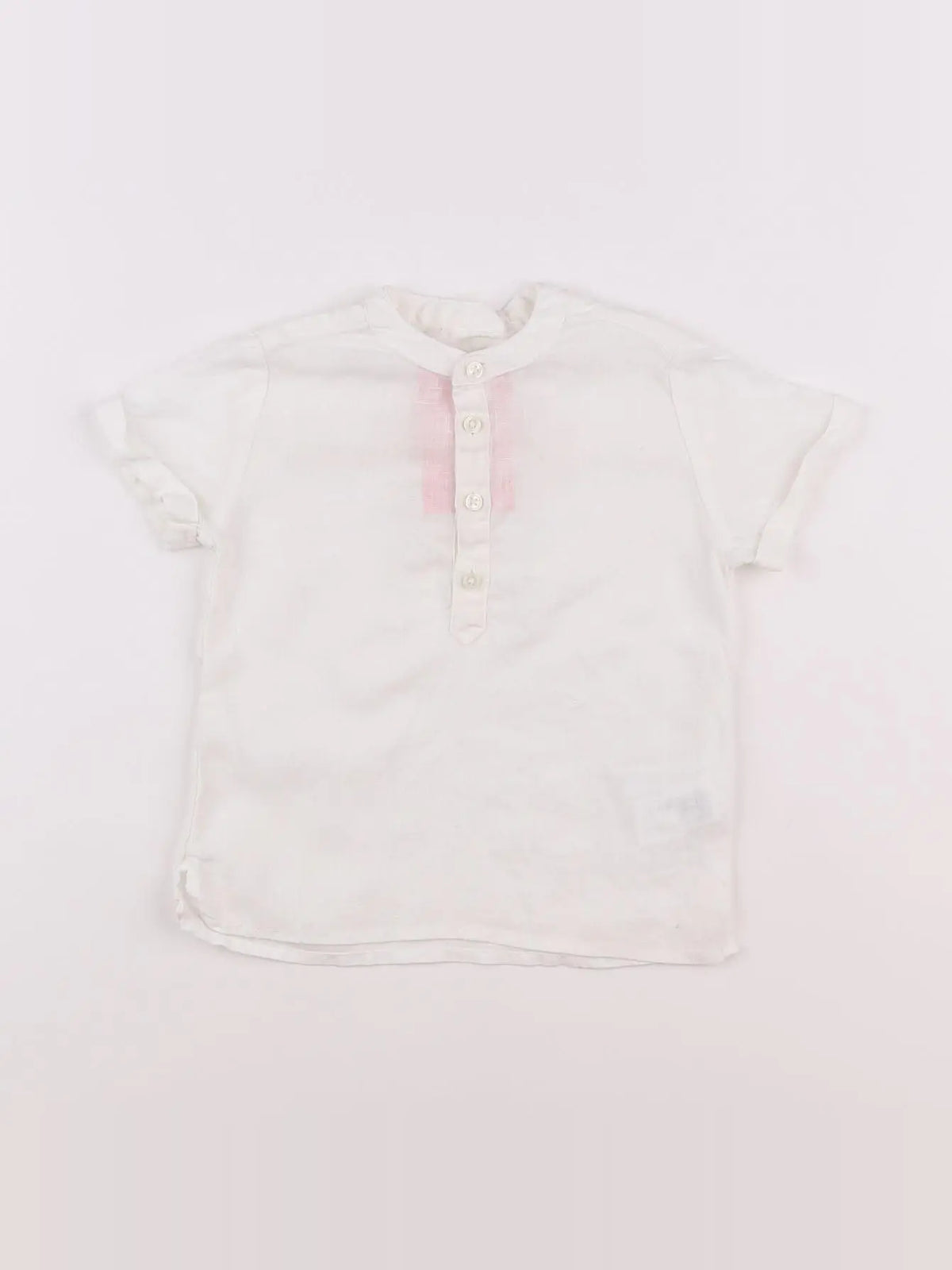 Boutchou - chemise blanc - 12 mois