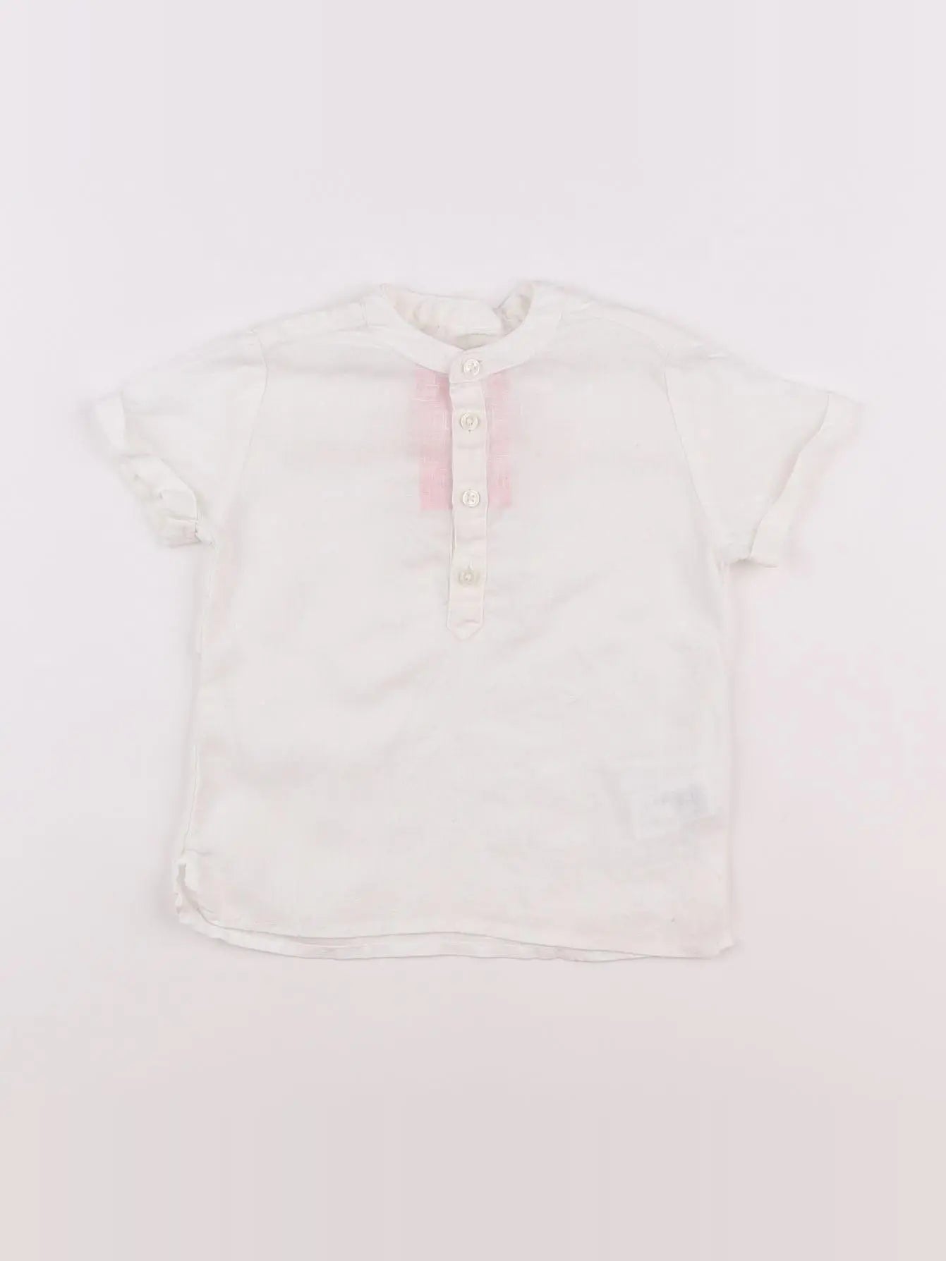Boutchou - chemise blanc - 12 mois
