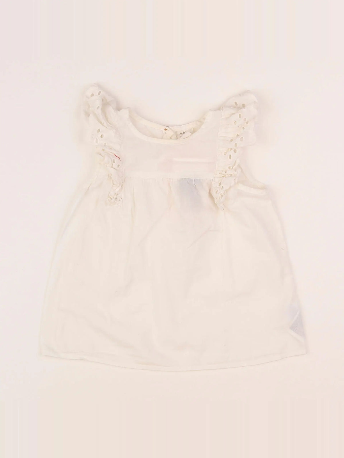 H&M - robe blanc - 12/18 mois