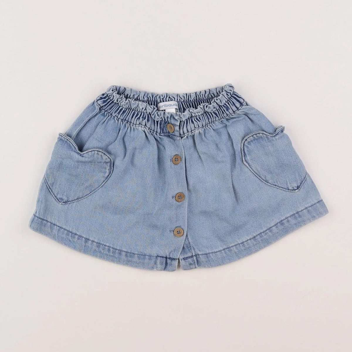 Vertbaudet - jupe bleu - 18 mois